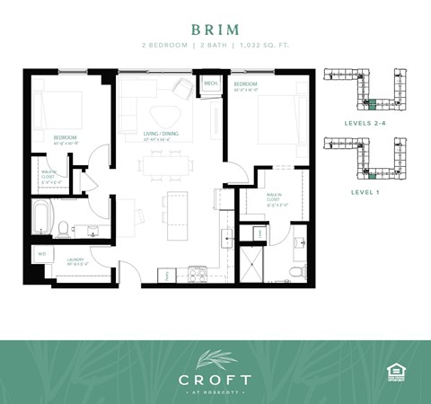 BRIM Floor Plan at Croft at Rosecott, Rosemount, MN 55068